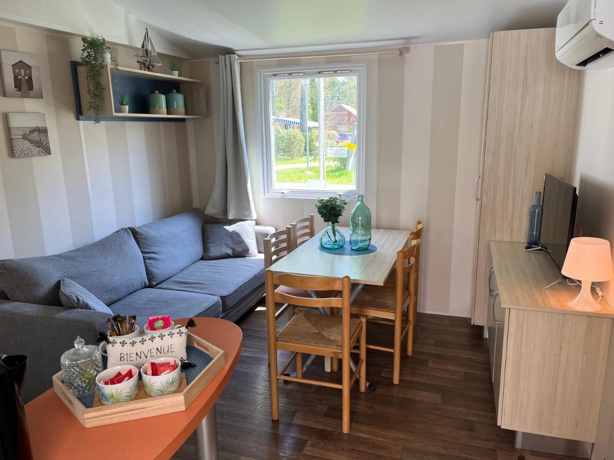 Mobil-Home Climatise Avec Piscine Aureilhan  ภายนอก รูปภาพ