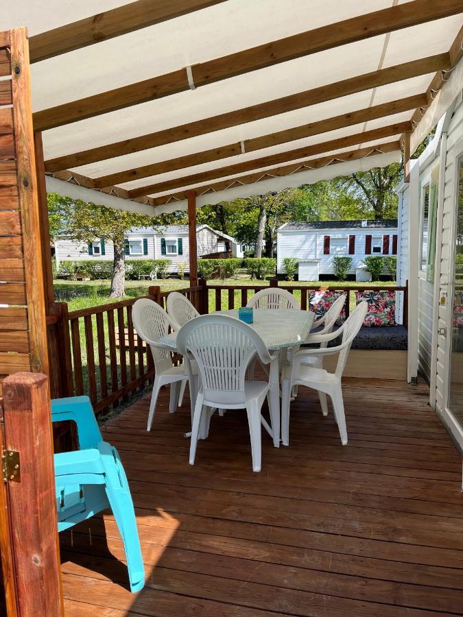 Mobil-Home Climatise Avec Piscine Aureilhan  ภายนอก รูปภาพ