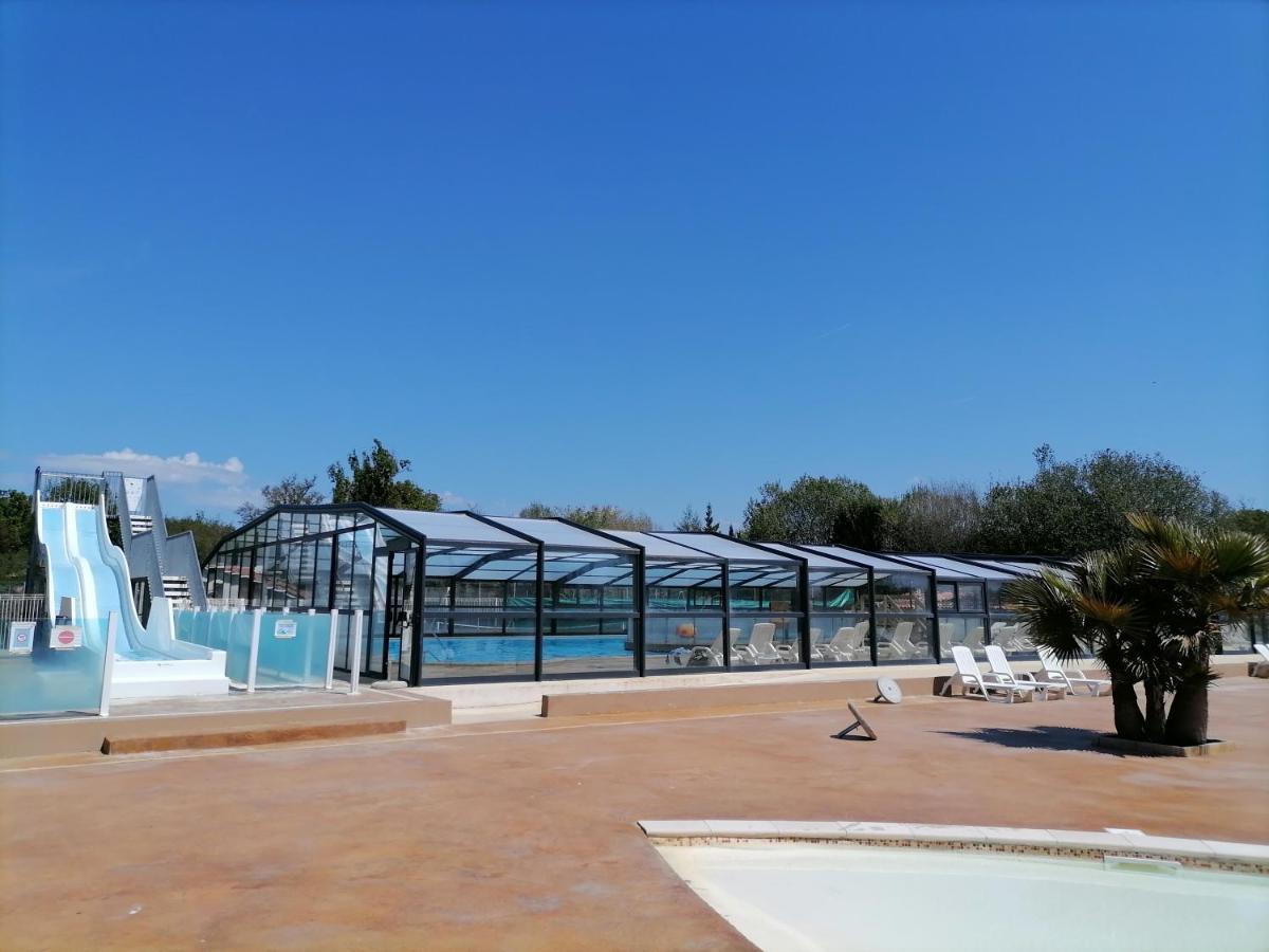 Mobil-Home Climatise Avec Piscine Aureilhan  ภายนอก รูปภาพ